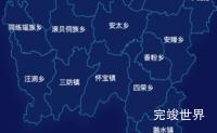 echarts柳州市融水苗族自治县geoJson地图地图下钻展示实例代码