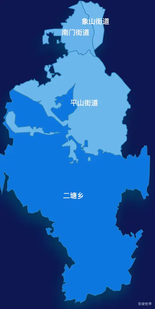 echarts桂林市象山区geoJson地图 tooltip轮播