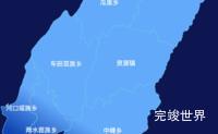 echarts桂林市资源县geoJson地图全局颜色渐变演示实例