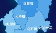 echarts玉林市陆川县geoJson地图 tooltip轮播代码演示