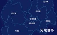 echarts百色市右江区geoJson地图地图下钻展示实例