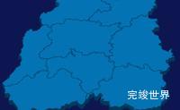 echarts百色市凌云县geoJson地图3d地图实例旋转动画实例