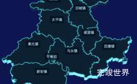 echarts百色市平果市geoJson地图3d地图自定义图标实例代码