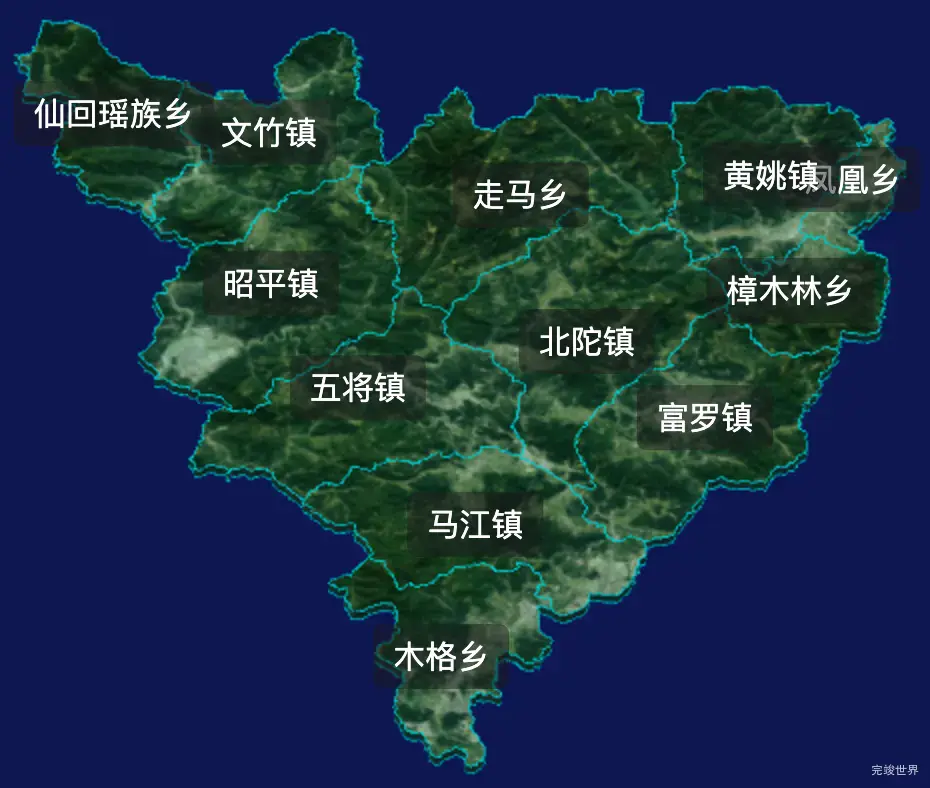 threejs贺州市昭平县geoJson地图3d地图css2d标签