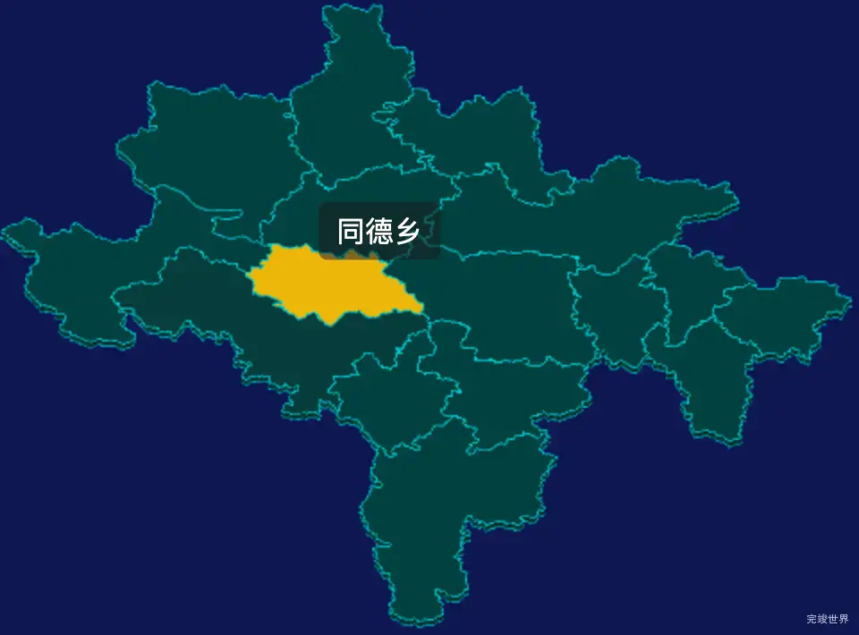 threejs河池市宜州区geoJson地图3d地图css2d标签