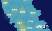 echarts河池市大化瑶族自治县geoJson地图热力图实例