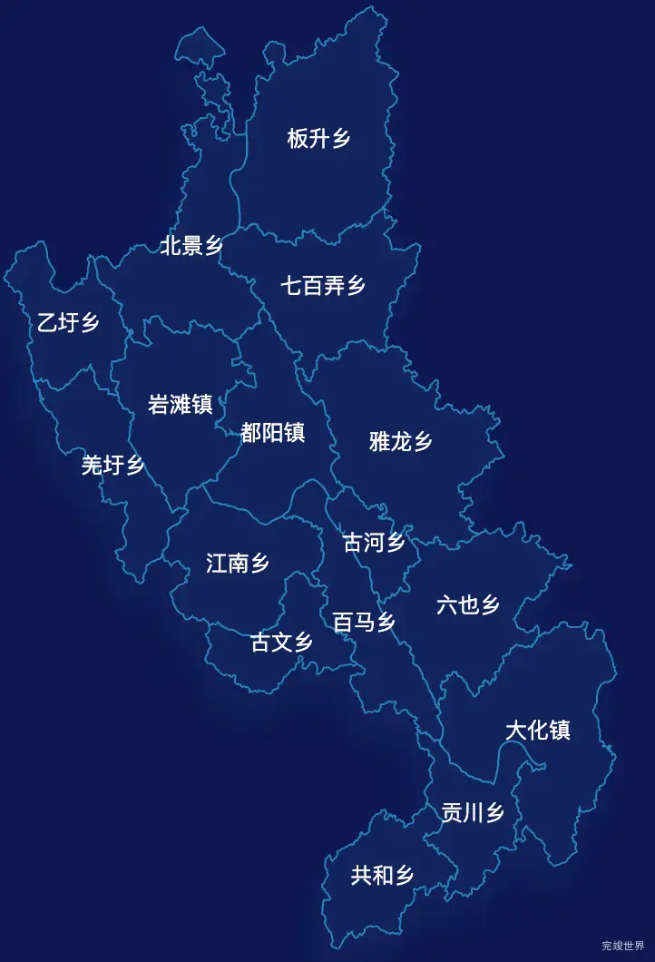 echarts河池市大化瑶族自治县geoJson地图点击弹出自定义弹窗